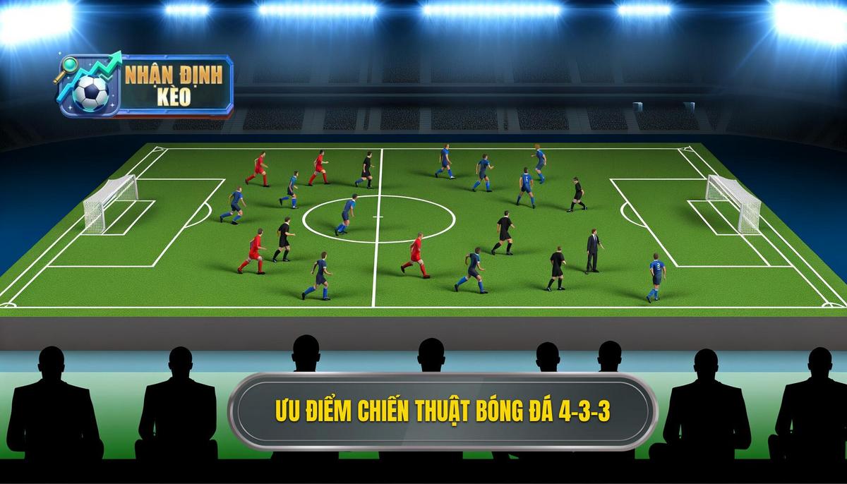  Ưu điểm của Chiến thuật bóng đá 4-3-3 hiệu quả