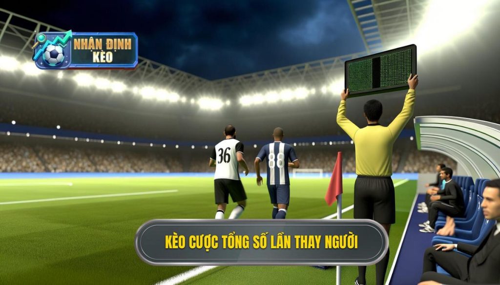 Kèo cược tổng số lần thay người