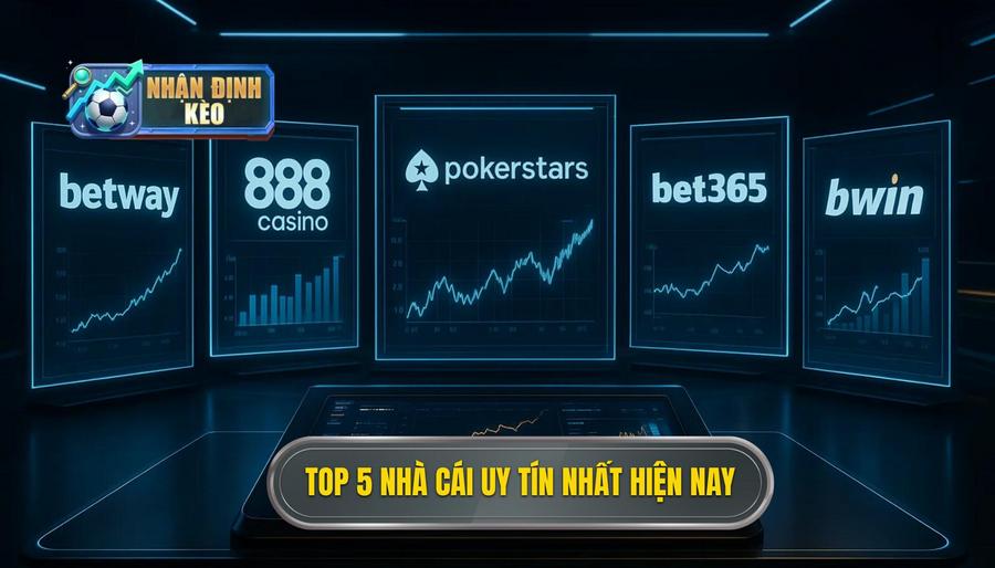 2. Top 5 nhà cái uy tín nhất hiện nay