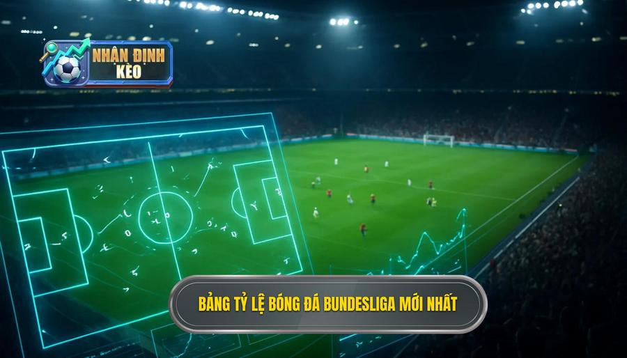3. Bảng tỷ lệ bóng đá Bundesliga mới nhất
