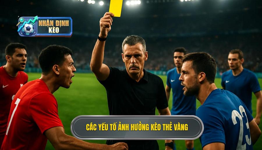 3. Các yếu tố ảnh hưởng kèo thẻ vàng