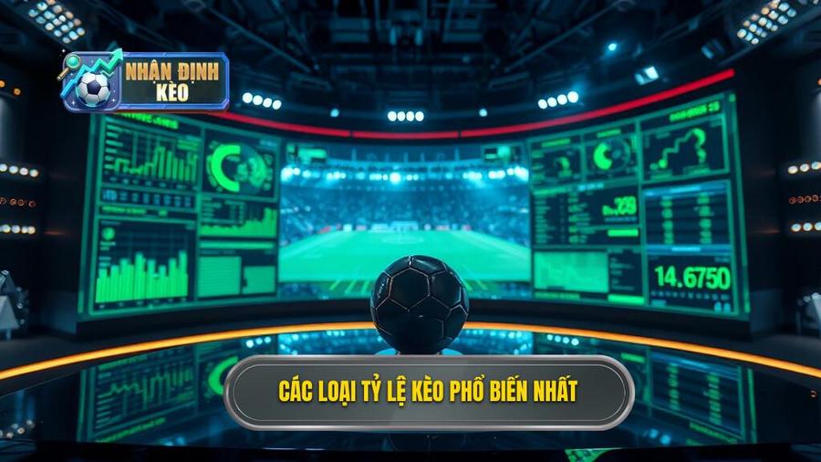 2. Các loại tỷ lệ kèo phổ biến nhất